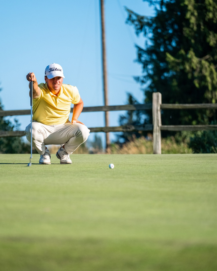 Image-man-smiling-golfing-outdoors-Pitt-Meadows-Golf-Club