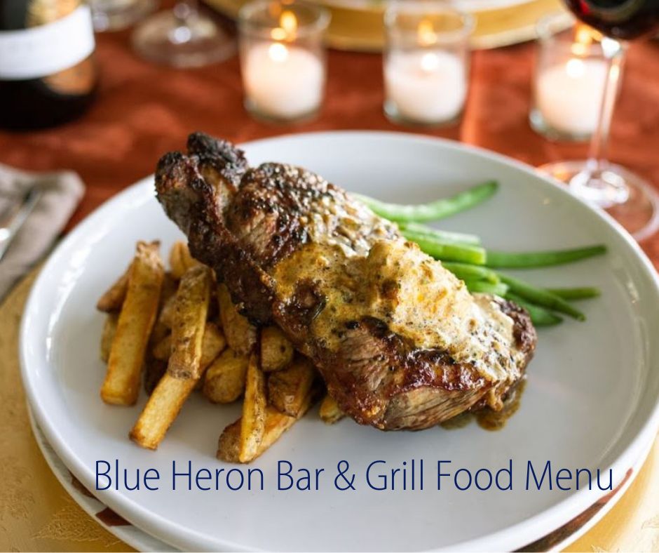 Blue Heron Bar & Grill Food Menu